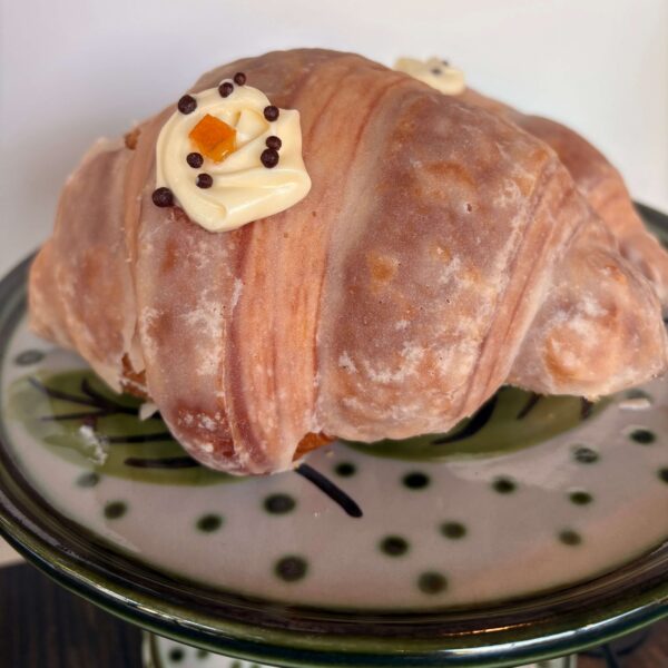 Thai Tea Croissant with Orange Blossom Glaze