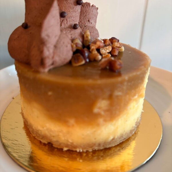 Bourbon Turtle Cheesecake