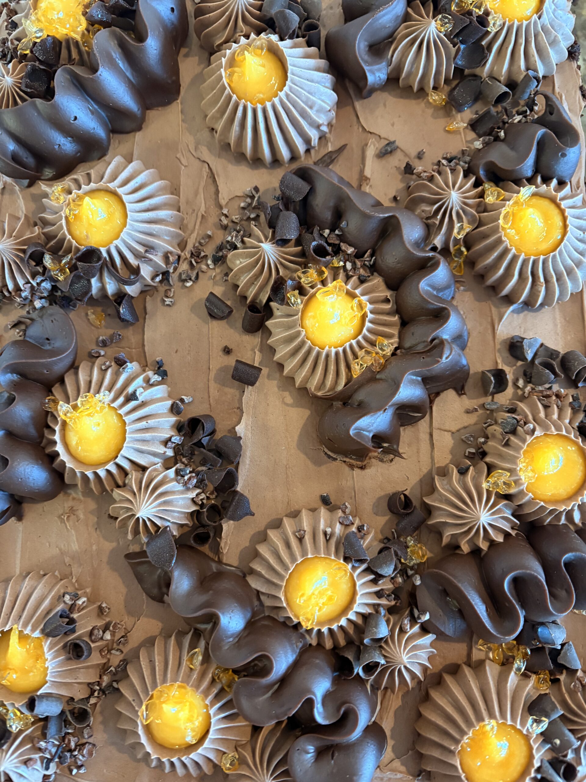 Chocolate Passionfruit Sheet Cake