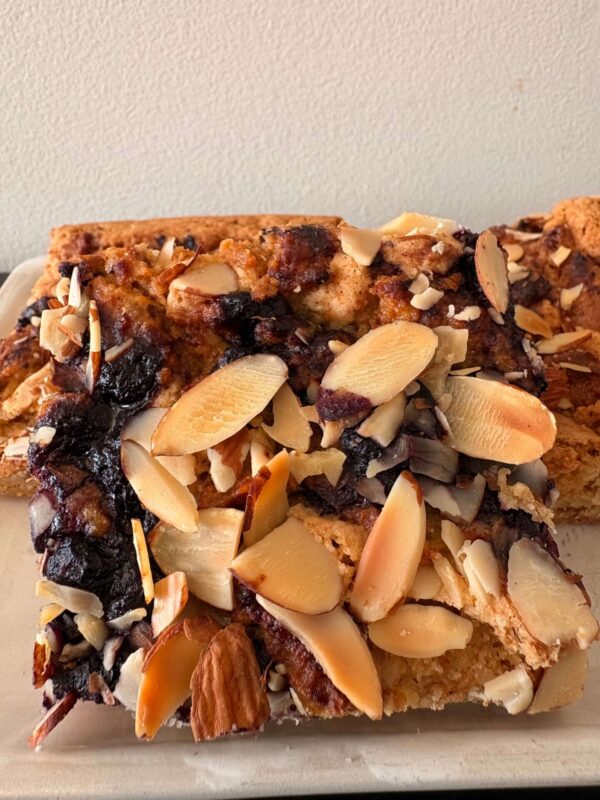 Blueberry Pistachio Almond Frangipane Bar