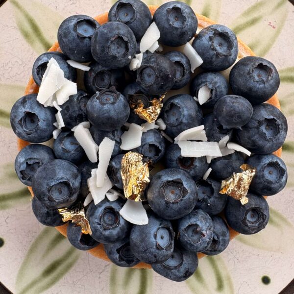 Blueberry White Chocolate Tart