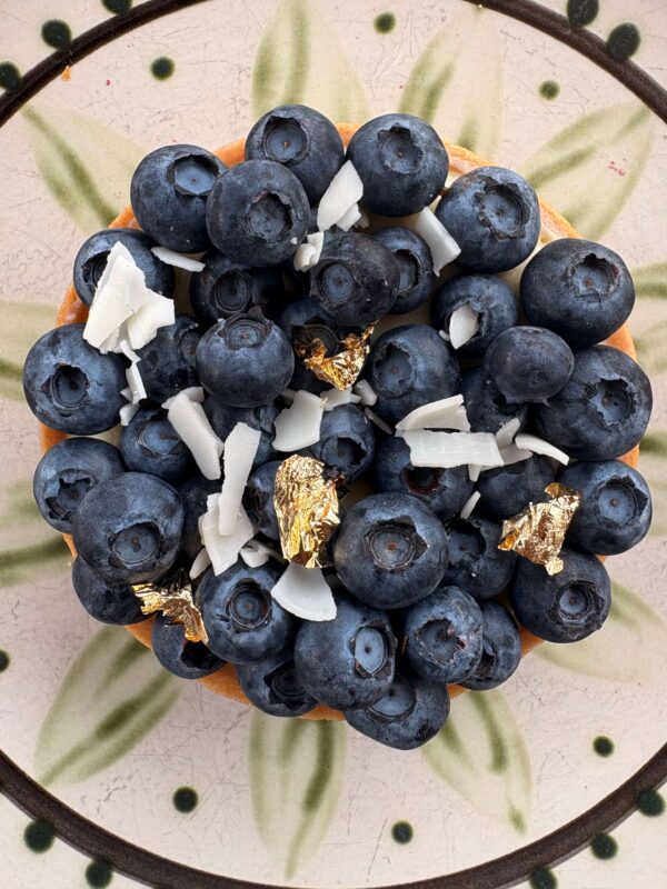 Blueberry White Chocolate Tart