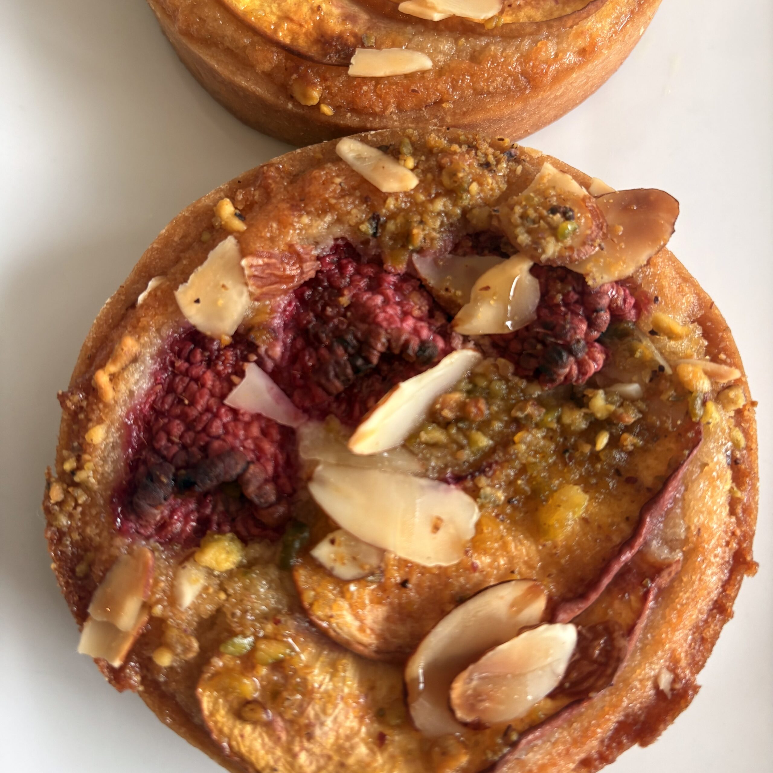 Peach Almond Frangipane Tart