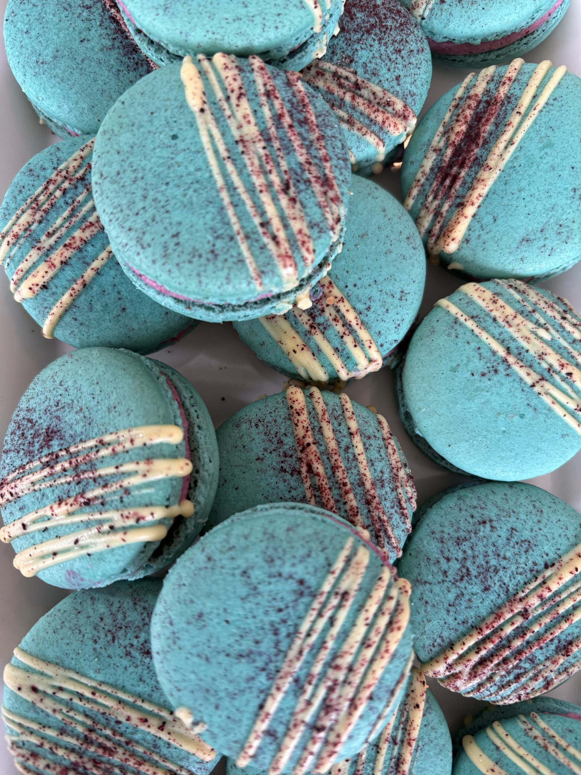 Lemon Hibiscus Macaron