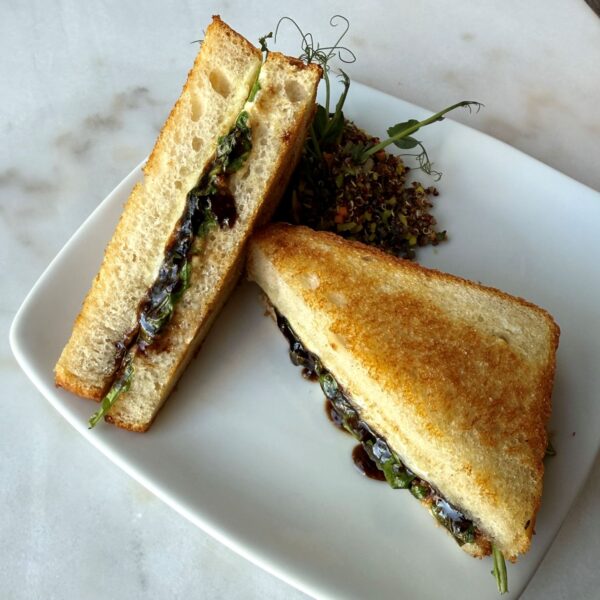 Fig Balsamic & Burrata Grilled Cheese
