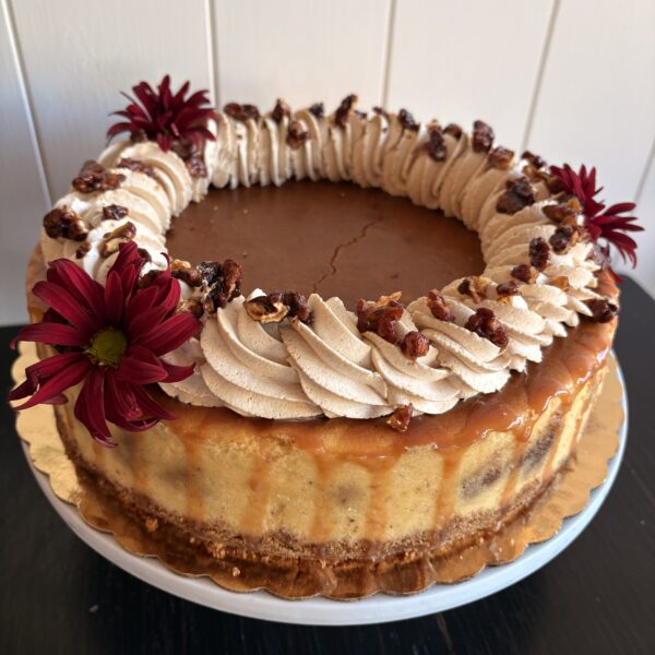 Maple Walnut Cheesecake - slice