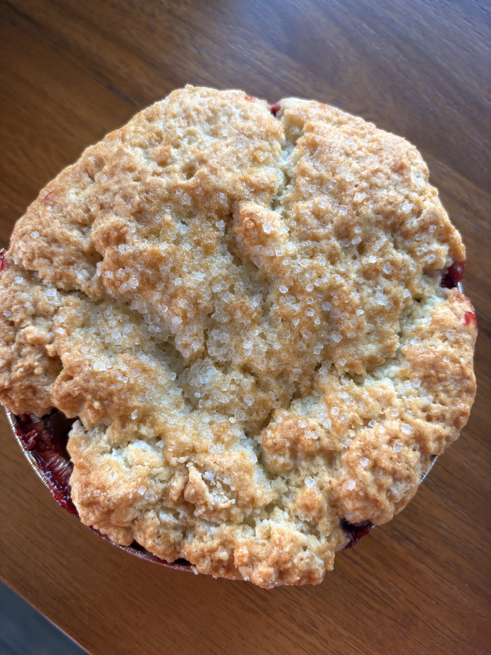 Peach Cobbler serves 6