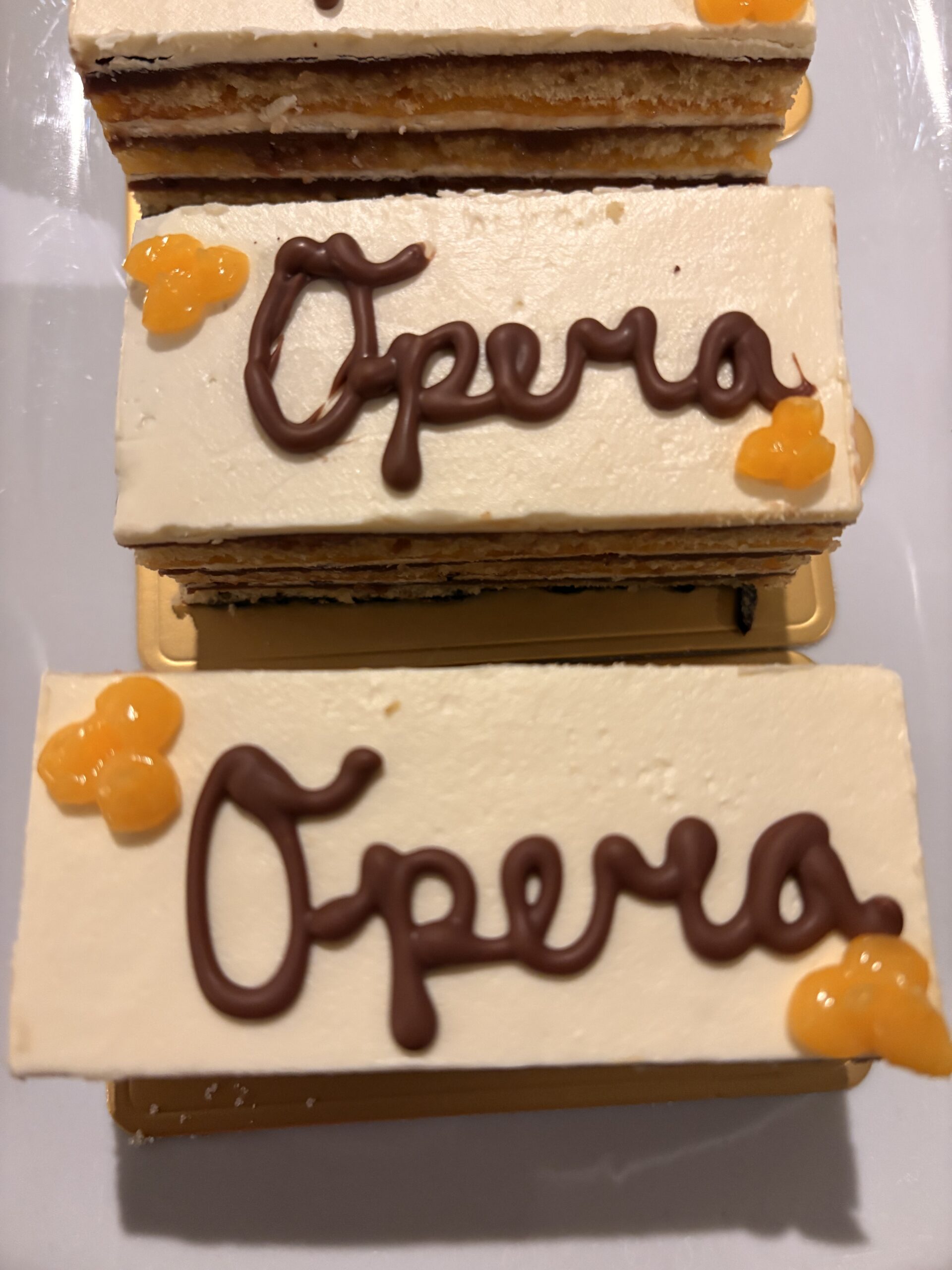 Passionfruit Opera Cake