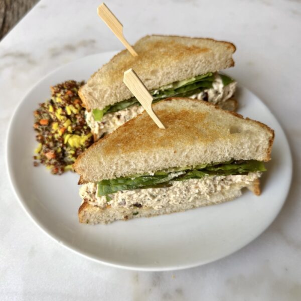 Pecan Bourbon & Cherry Chicken Salad Sandwich
