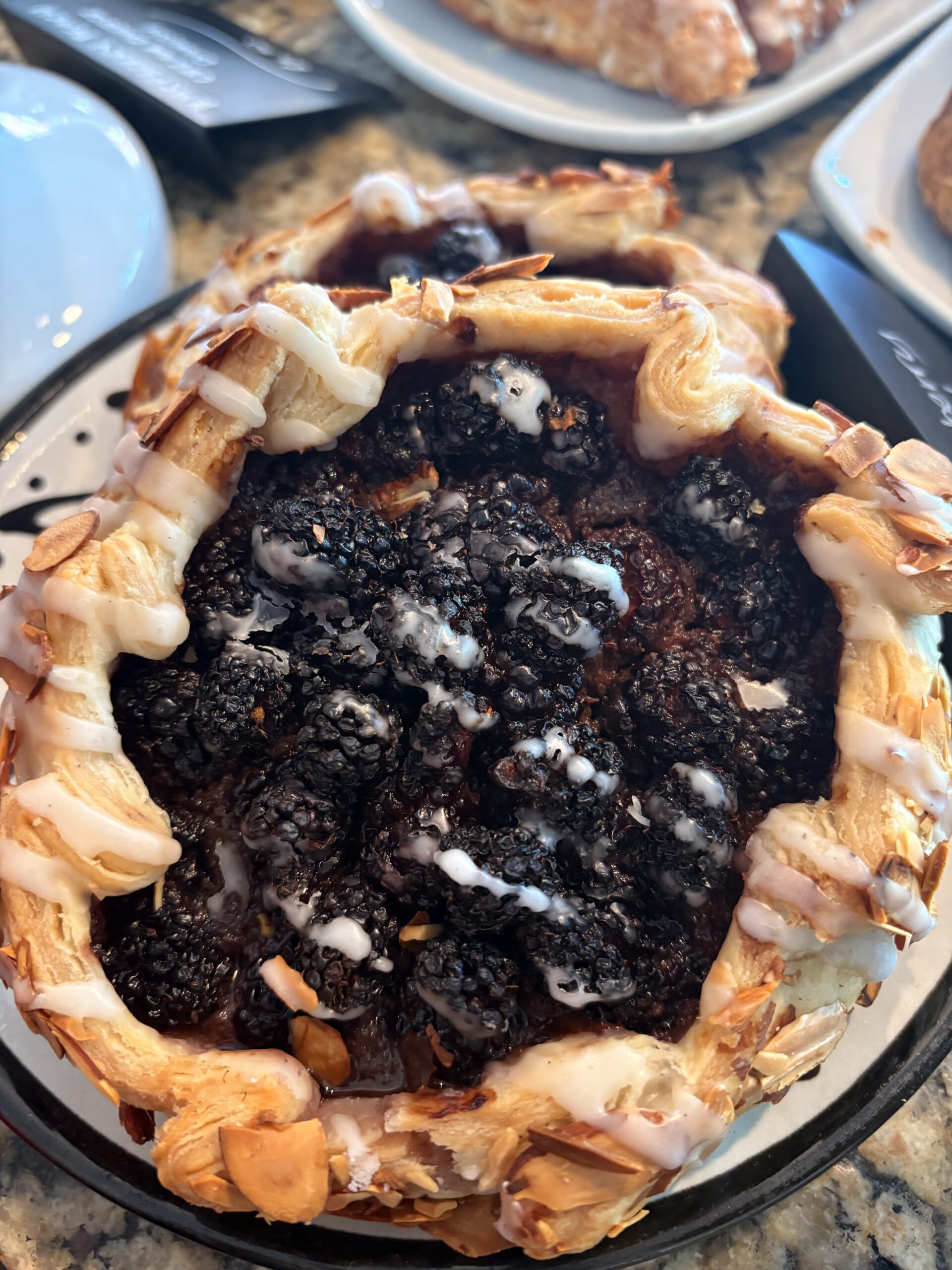 Blackberry Almond Galette
