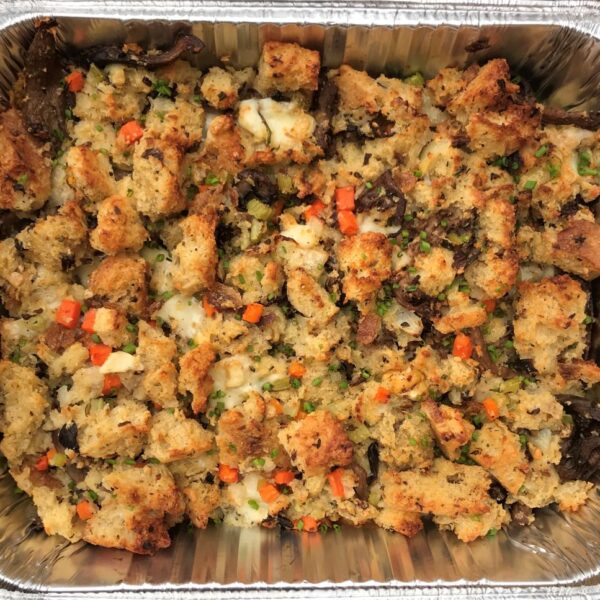 Vegetarian Focaccia Stuffing with Wild Mushrooms (Serves 6-8)