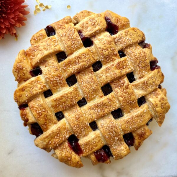 Bourbon Sour Cherry Pie (Serves 6-8)