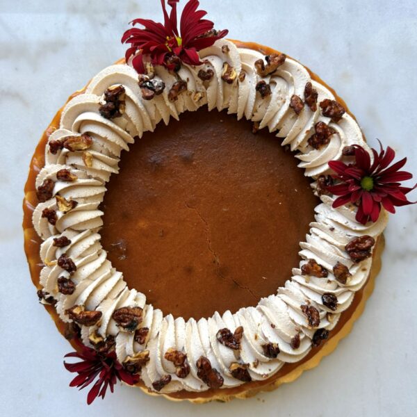 Maple Brown Butter Walnut Cheesecake (Serves 12-16)