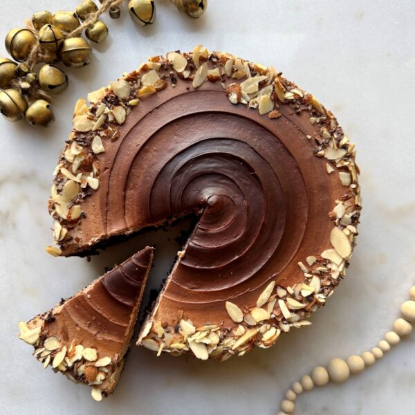 Chocolate Almond Olive Oil Cake (GF - Serves 8-12)