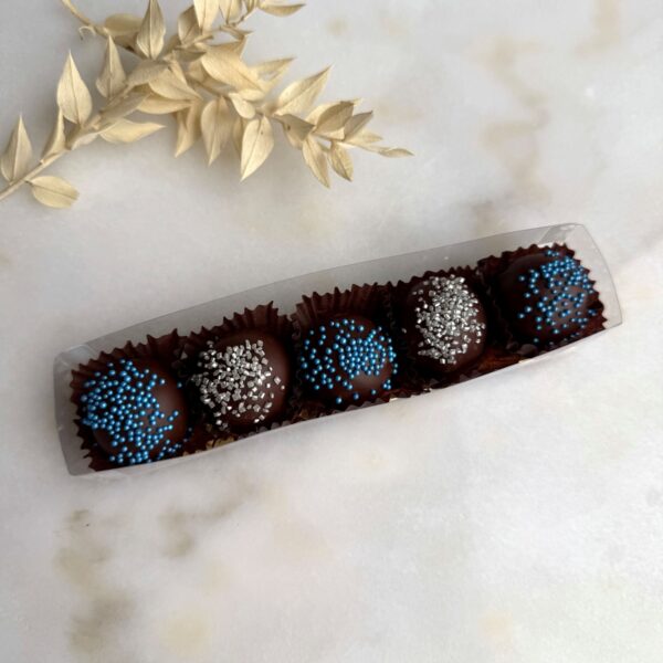 Hannukah Dark Chocolate Truffles (5ct)