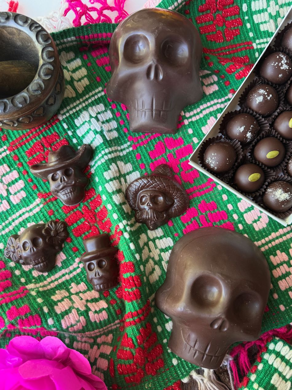 Day of the Dead Dark Chocolate Skull - Large (GF)