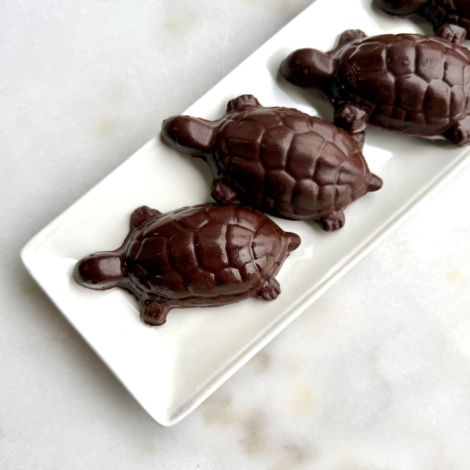 Classic Dark Chocolate Turtle with Caramel & Pecans (1ct)