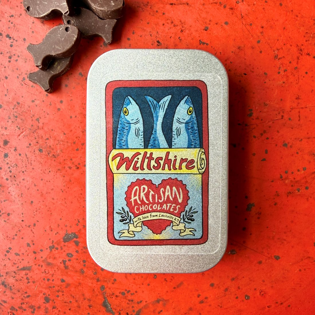 Tin of Chocolate Fish **