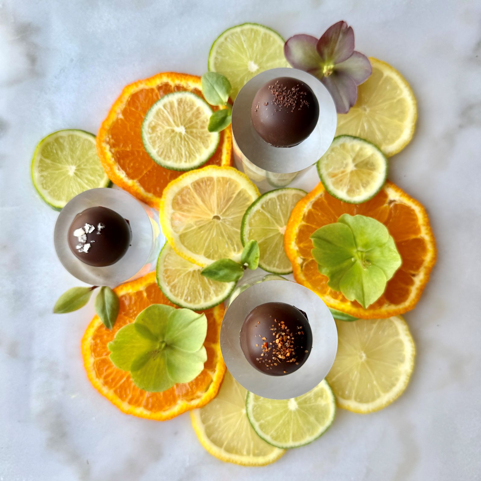 Citrus Chocolate Truffles: Sumo Grand Marnier, Yuzu Lemon, Tequila Lime (3ct)