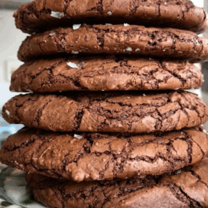 Malted Chocolate Buckwheat Cookie with Butterscotch Chips