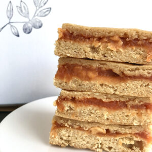 Rhubarb Olive Oil Blondie