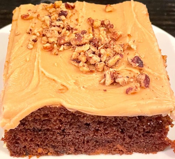 Caramel Apple Shortcake With Pecans