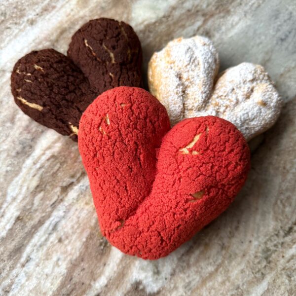 Heart Shaped Choux au Craquelin