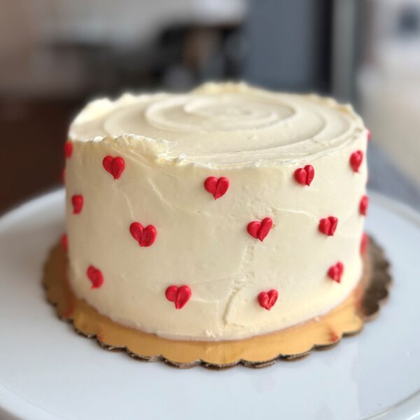Red Velvet Heart Cake (Serves 2-4)