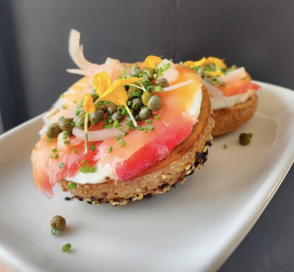 Beet-Cured Smoked Salmon Platter (Serves 6) - Image 2
