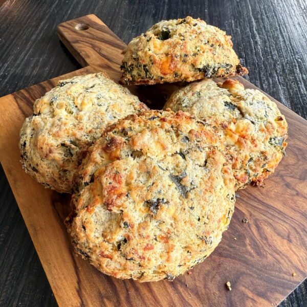 Kale Feta Drop Scone