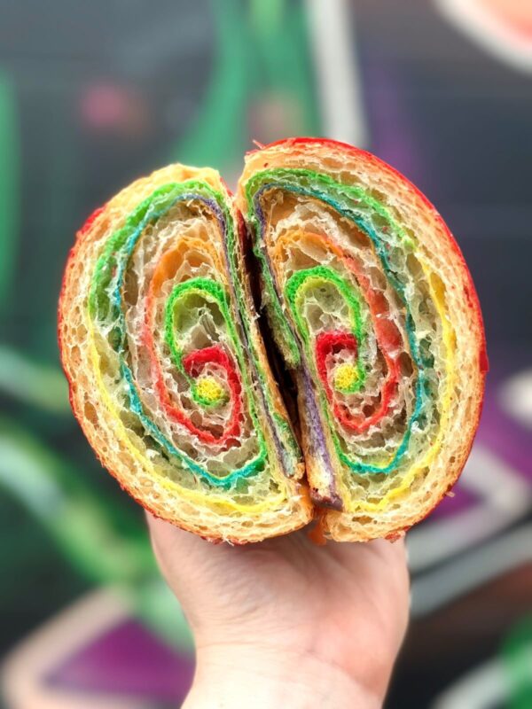 Pride Rainbow Butter Croissant