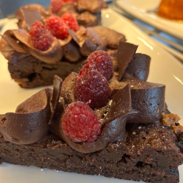 Flourless Chocolate Torte with Chantilly
