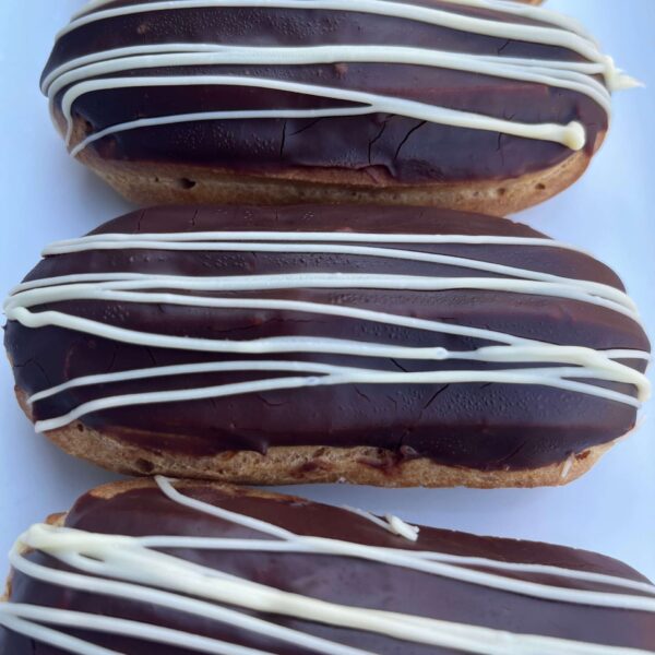 Classic Eclair with Candied Orange Peel