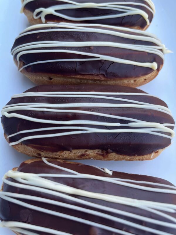 Classic Eclair with Candied Orange Peel