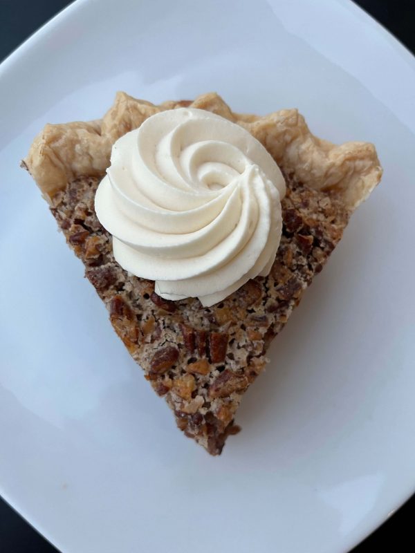 Chocolate Pecan Pie with Chantilly Cream