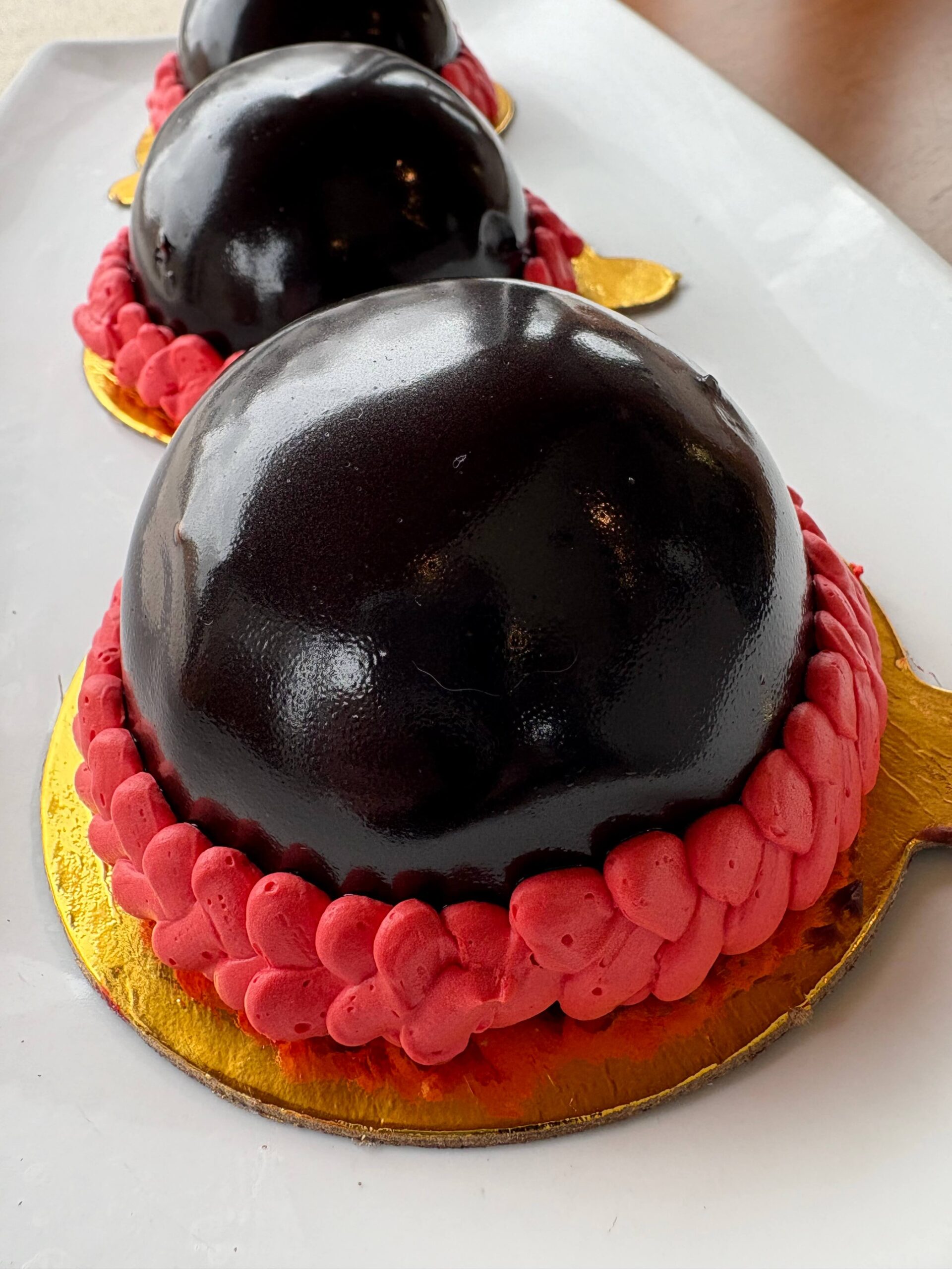 Strawberry Chocolate Mousse Bombe