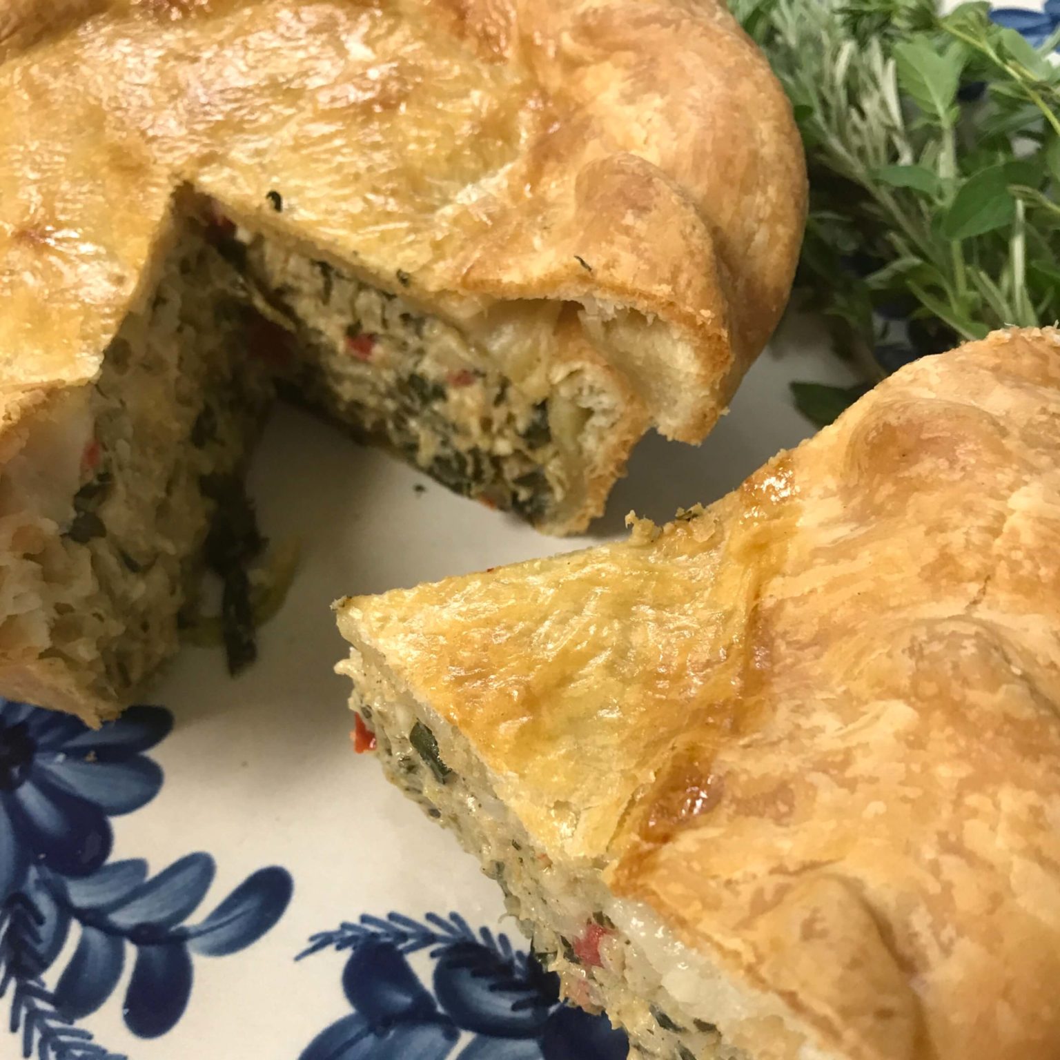 Greek Spinach Ricotta Pie (Vegetarian) Wiltshire Pantry