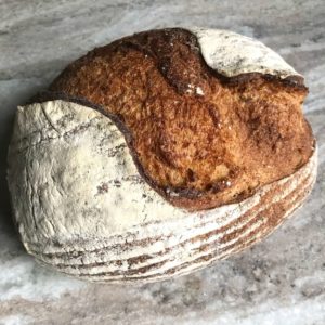 Leek Pesto Hazelnut Sourdough