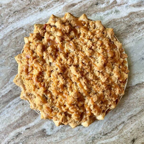 Salted Caramel Dutch Apple Pie (Serves 6-8)