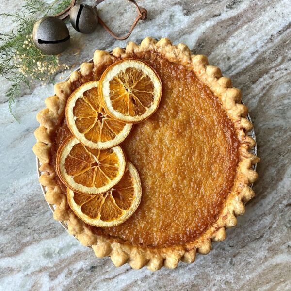 Cara Cara Orange Buttermilk Pie