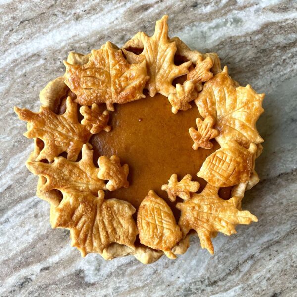 Brown Butter Pumpkin Pie (Serves 6-8)