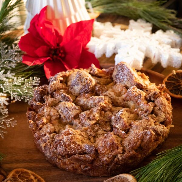 French Toast Croissant Bread Pudding (Serves 6-8)