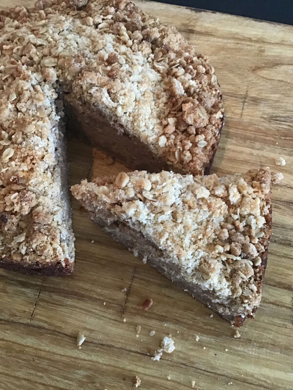 Sour Cream Coffeecake - slice