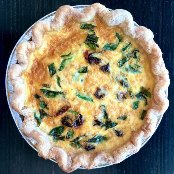 Vegetarian Quiche: chef's whim