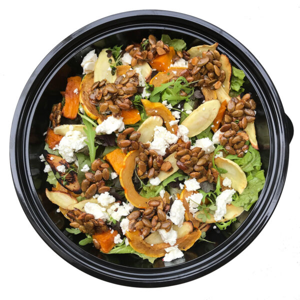 Autumn Salad with Delicata Squash + Apple Butter Vinaigrette (Serves 6-8)